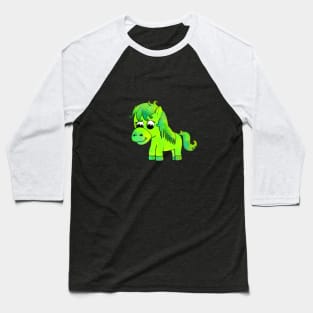 Pranit the Green Horse Baseball T-Shirt